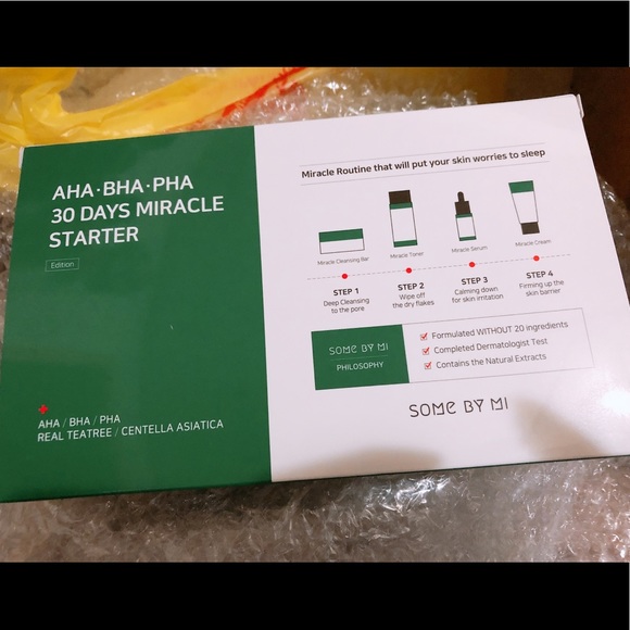 Nib Some By Mi 30 Days Miracle Mini Set Skincare Nwt - 